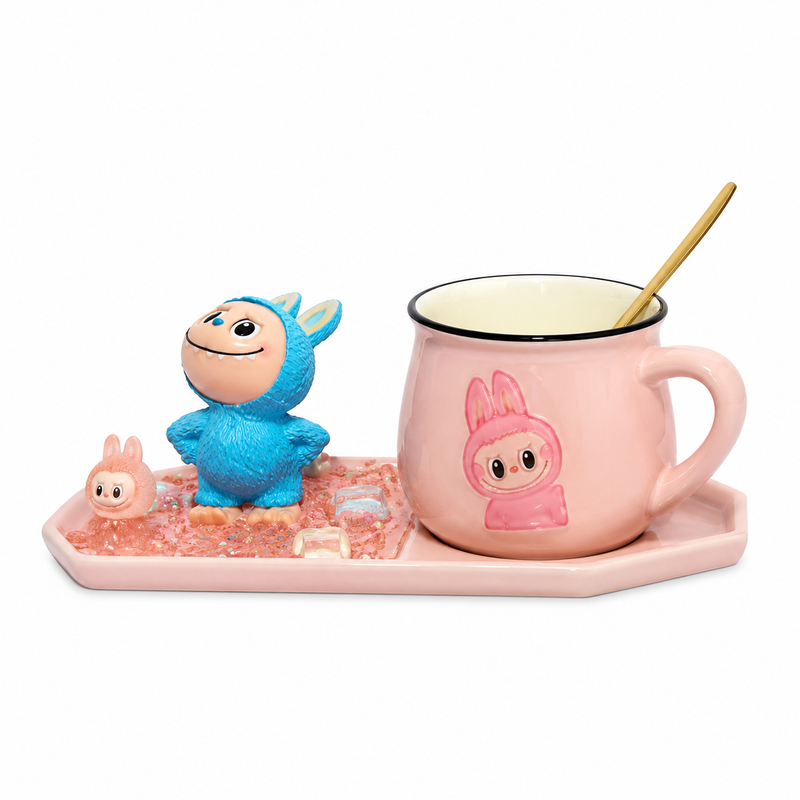Cute Cartoon Mug Gift Set