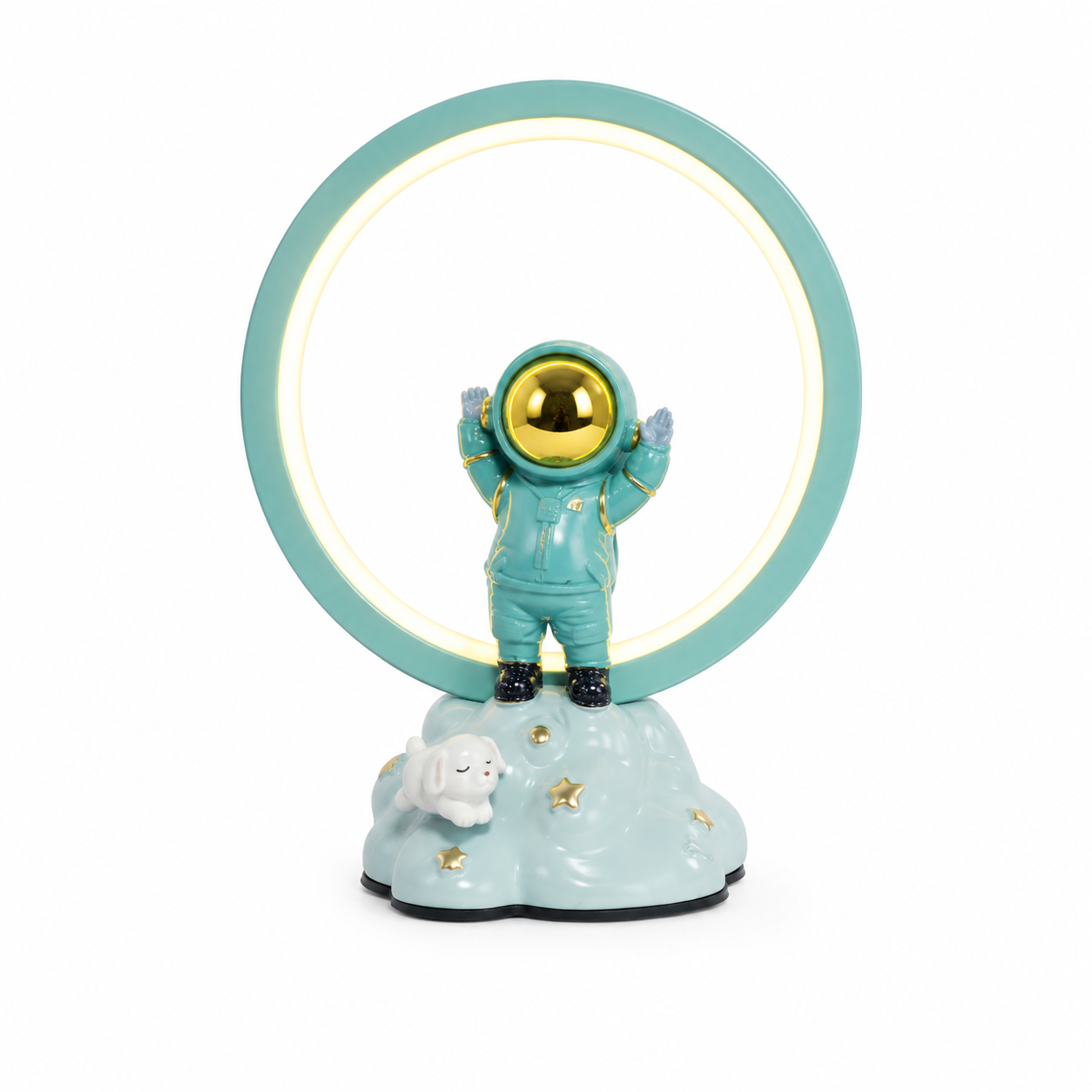 Astronaut LED Ring Table Lamp