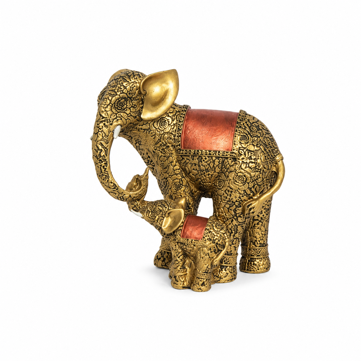 Decorative Elephant Figurine Set