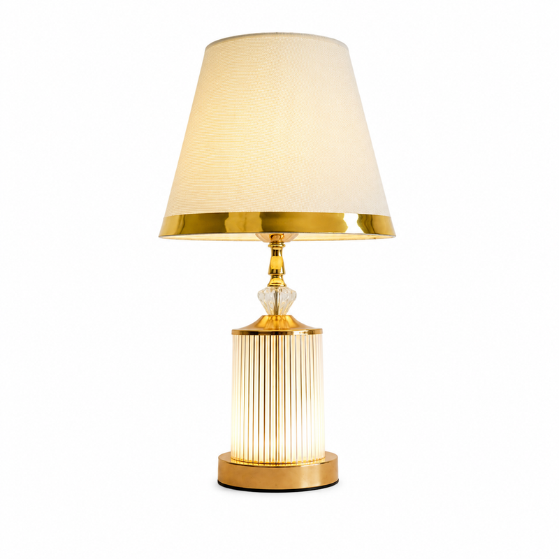 Luxury Gold Crystal Table Lamp