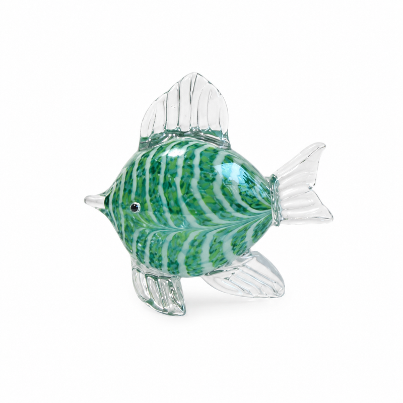 Handcrafted Glass Fish Decorative Showpiece