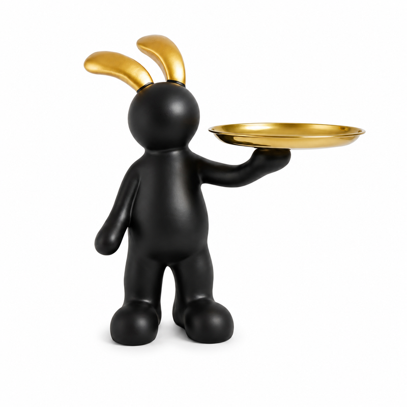 Modern Bunny Tray Decor