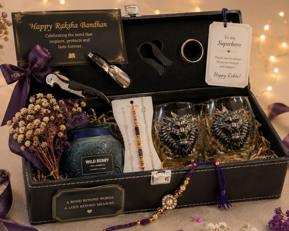 Premium Rakhi Gift Hamper for Him – The Superhero Edition