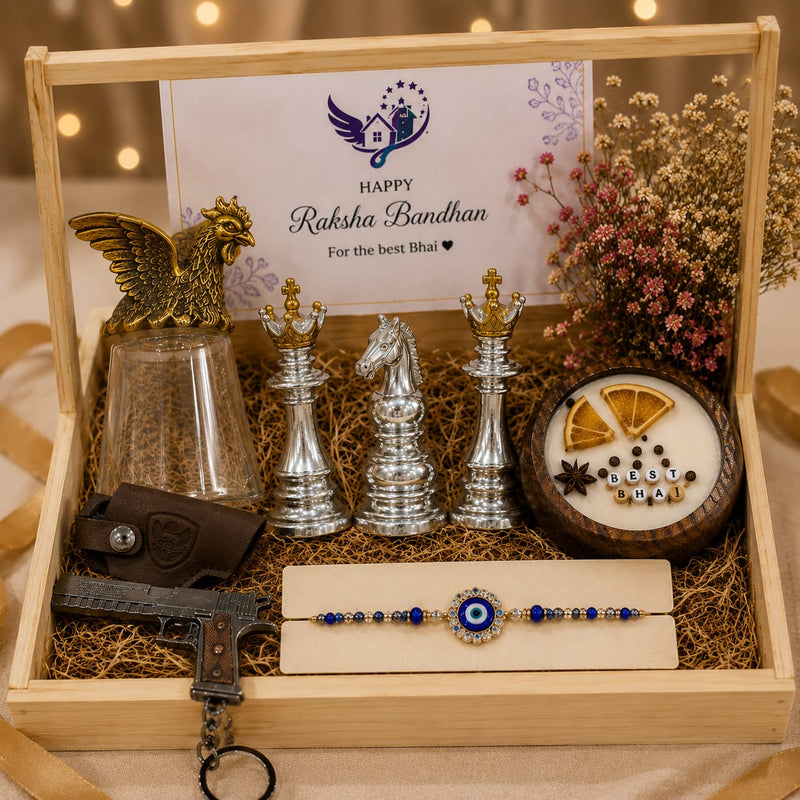 Premium Rakhi Gift Hamper for Him – The Classic Gentleman