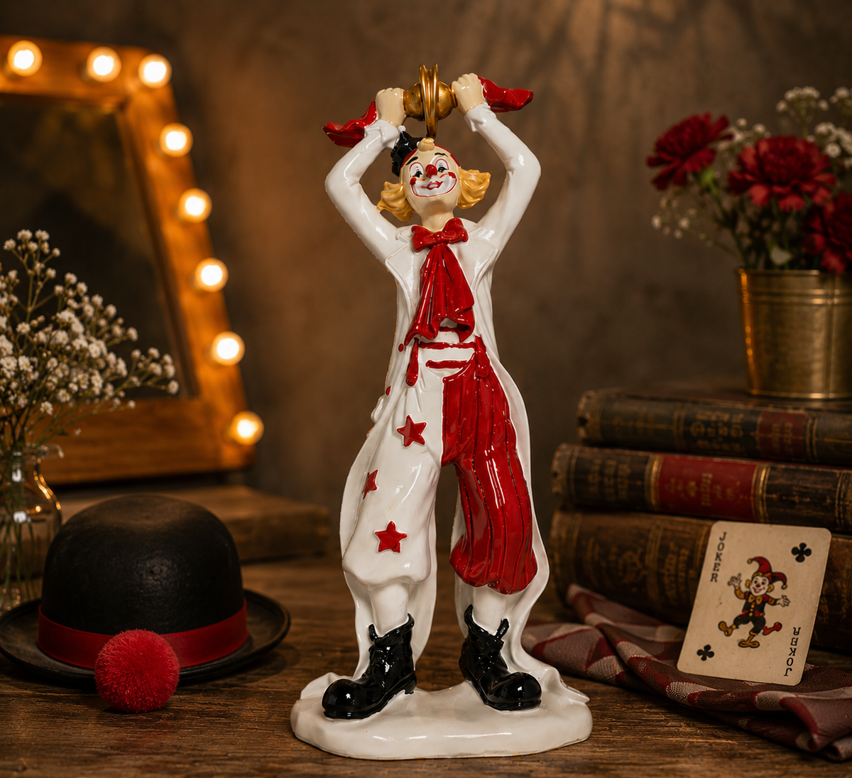 Small Clown Joker Showpiece